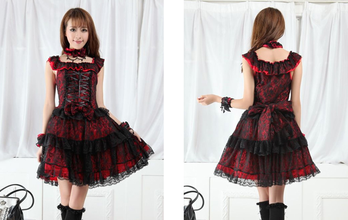 Gothic Lolita Sleeveless Dress