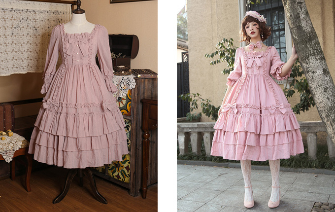 Classic Lolita Half Sleeve Dress