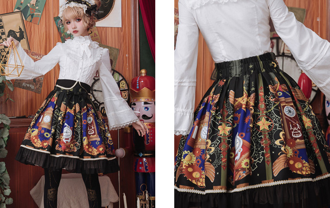 Retro Classic Lolita Skirt