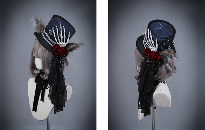 Gothic Lolita Bowler Hat