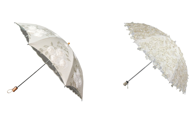 Flower Sequins Classic Lolita Ultraviolet-proof Fold Umbrella