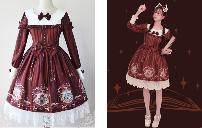 Classic Lolita Long Sleeve Dress